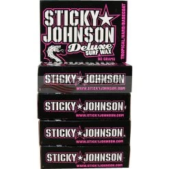 Sticky Johnson Tropical Water Deluxe Surf Wax 5 Pack