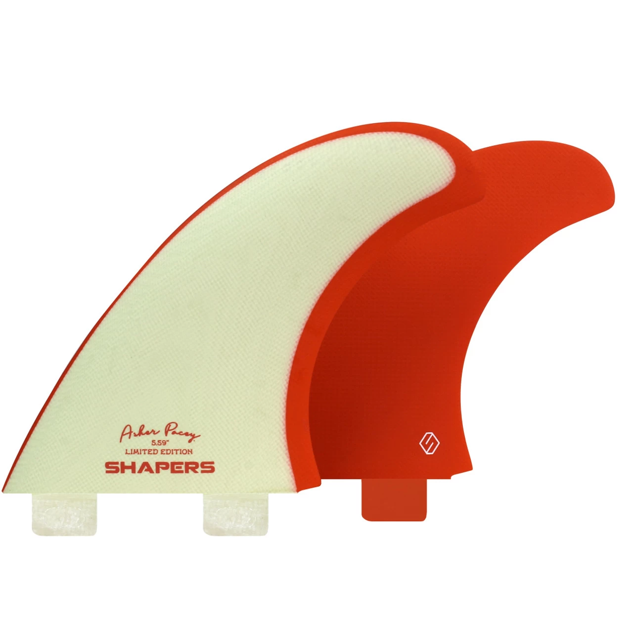 Asher Pacey 5.59" Twin Fin - Burnt Orange & Bone 3 Asher Pacey 5.59" Twin Fin - Burnt Orange & Bone