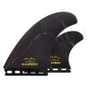 Asher Pacey 5.59" Carbon Stealth Twin Fin Set - Black Gold -Best Surf Shop 559 asher pacey blackgold singletab 15839.1677565329