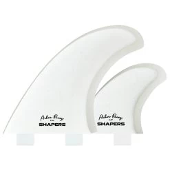 Asher Pacey 5.59" Twin Fin Set - White Clear