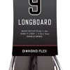 Ocean And Earth Diamond Flex Longboard Leash BLACK 9 Ft