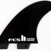 FCS II Carver Glass Flex Quad Rear Fin Set Black -Best Surf Shop Carverqrblack