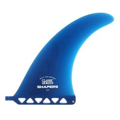 9" Classic Series Longboard Fin - Translucent Blue