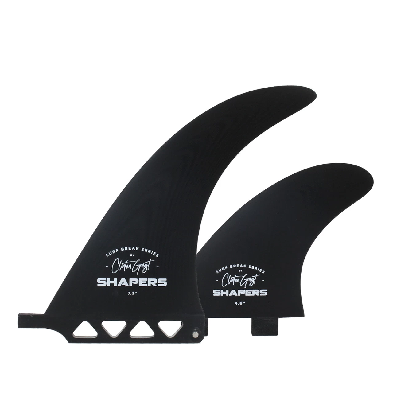 7.3" Clinton Guest Longboard Fin - Dual Tab - Black 3 7.3" Clinton Guest Longboard Fin - Dual Tab - Black