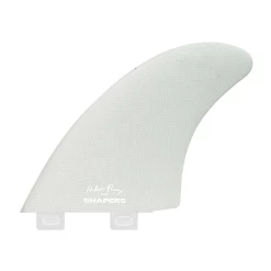 Asher Pacey: 5.55" Fibreglass Twin Fin - Cool Grey
