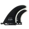 6.77" Dane Pioli Longboard Fin - Single Tab - Black Clear