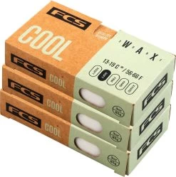 FCS Cool Wax 3 Pack
