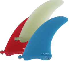 SALE: 7.0" Retro Box Fin - Sky Blue -Best Surf Shop group 14248.1679033996