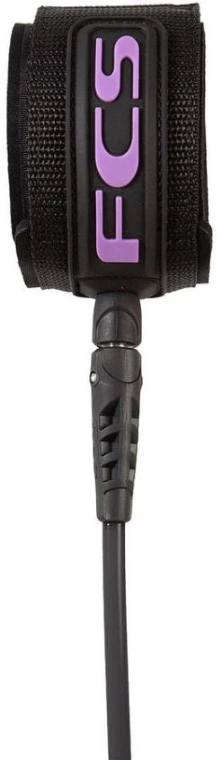 FCS Regular Classic Leash Zappo Black