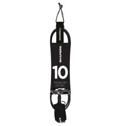 10Ft Longboard Leash Knee : Black