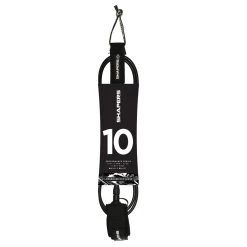 10Ft Longboard Leash Ankle : Black