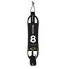 8ft Regular Leash - Black -Best Surf Shop shapers leash 8reg bk 99955 16378.1525413736
